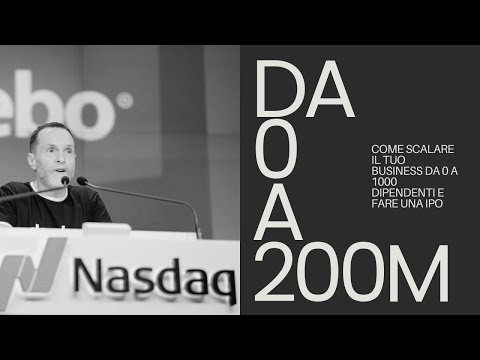 Organizzazione Parte 1 - Da 0 a 100 dipendenti + IPO - La metodologia