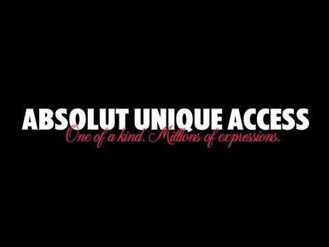 Absolut Unique Access - English