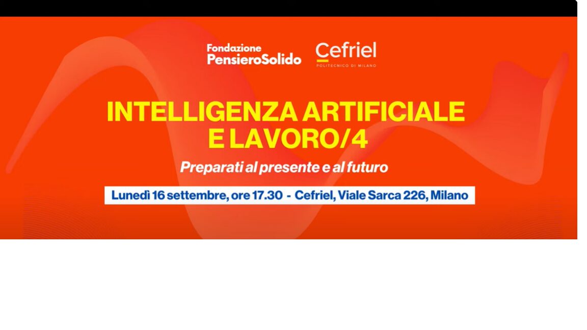 "Preparati al futuro", quarto incontro della Fondazione Pensiero Solido