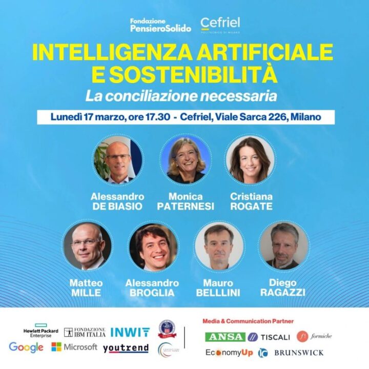 Intelligenza artificiale e sostenibilità: nuovo incontro della Fondazione Pensiero Solido